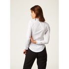 Рубашка женская с рельфами, размер 40, цвет белый, 65% хлопок + 35% п/э - Фото 4