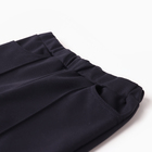 Школьные брюки для девочки, цвет синий, рост 164 - Фото 2