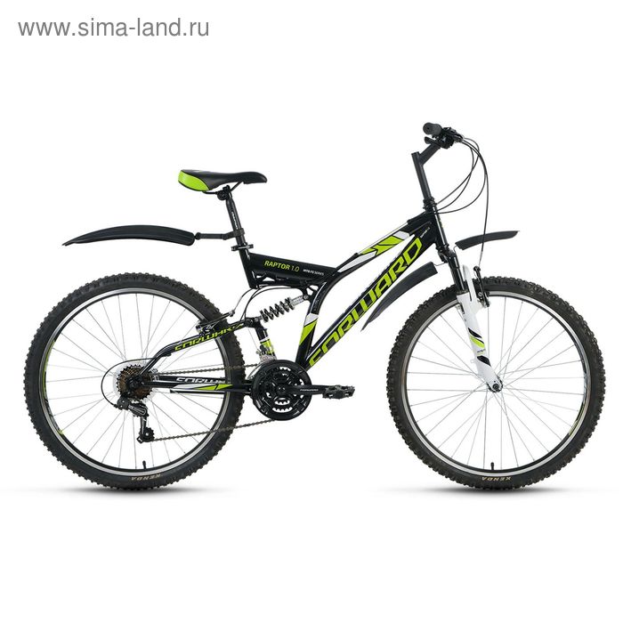 Велосипед 26" Forward Raptor 1.0, 2017, цвет чёрный, размер 18''