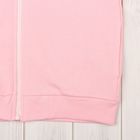 Джемпер (толстовка) для девочки, рост 98 см, цвет розовый/серый меланж - Фото 7