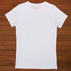 Фуфайка (футболка) для девочки, рост 134 см, цвет белый - Фото 2