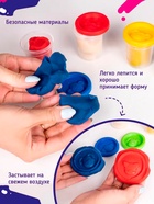 Тесто для лепки, 6 цветов по 50 г - Фото 4