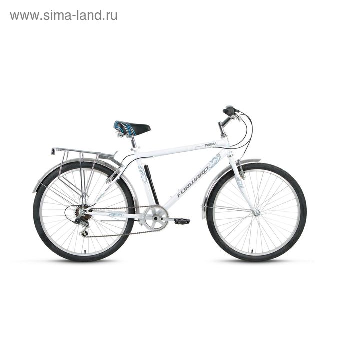Велосипед 26" Forward Parma 2.0, 2017, цвет белый, размер 18,5" - Фото 1