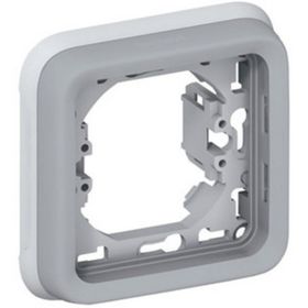 

Рамка 1-м Legrand "Plexo ", с суппортом сер. 069681