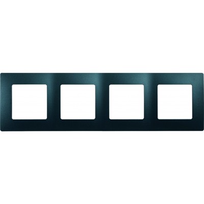 Рамка 4-м Legrand "Etika ", антрацит 672584