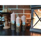 Набор ароматических свечей «АРОМА», кофейное зерно №1, 20 х 7 см, 17 х 6 см, 15 х 5 см - Фото 2