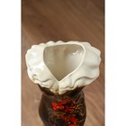 Ваза керамическая "Платье", напольная, цветы, 45 см, микс - Фото 4