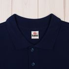 Рубашка-поло мужская М-5146 цвет индиго, р-р 48 - Фото 3
