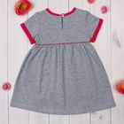 Платье для девочки, рост 110-116 см, цвет серый меланж AZ-881 - Фото 2