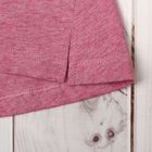 Туника для девочки, рост 98-104 см, цвет розовый/серый меланж AZ-783 - Фото 5