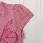Футболка для девочки, рост 98-104 см, цвет розовый/серый меланж AZ-833 - Фото 3