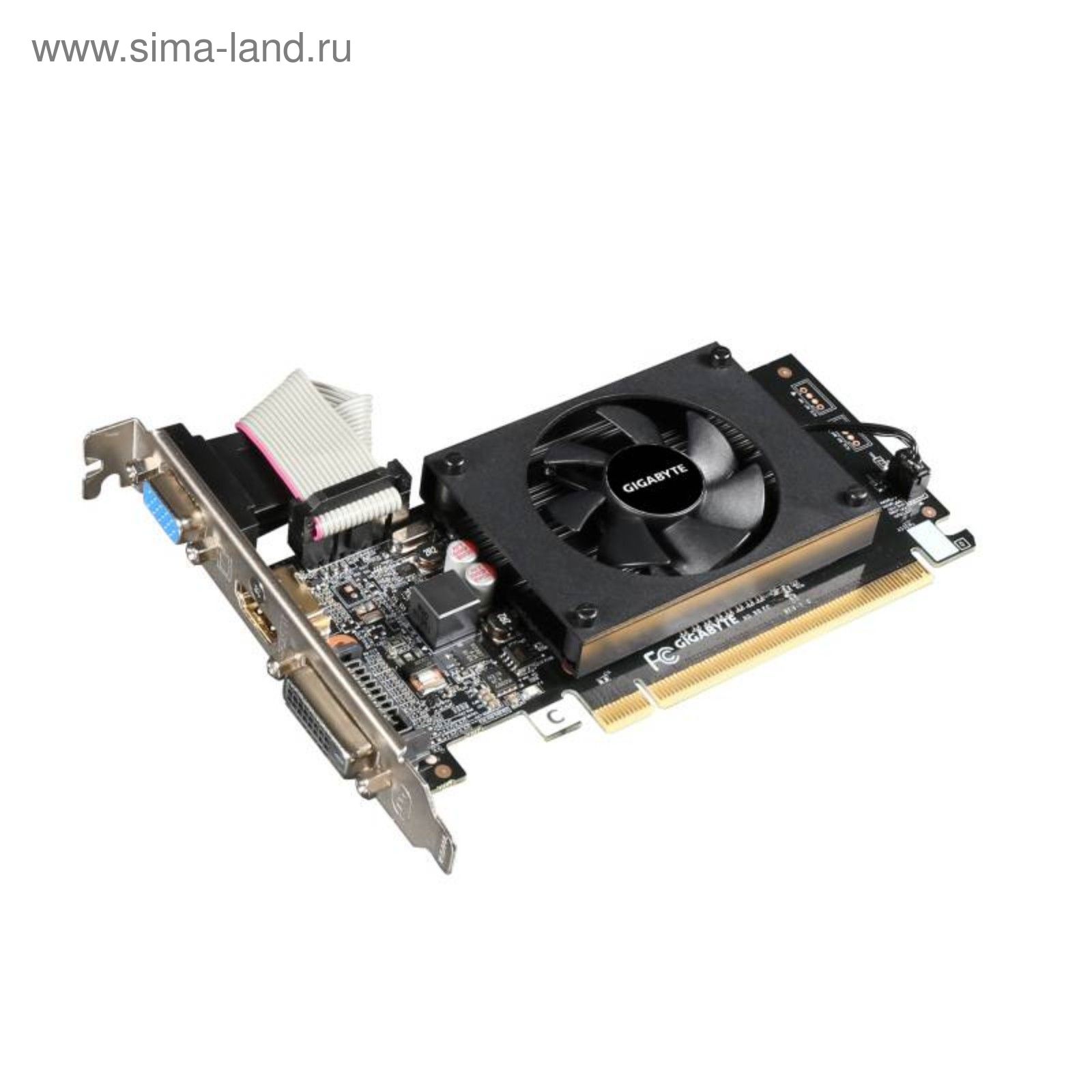 Видеокарта Gigabyte GeForce GT 710 (GV-N710D3-2GL) 2G,64bit,DDR3,954/1800  (2473878) - Купить по цене от 7 189.00 руб. | Интернет магазин SIMA-LAND.RU