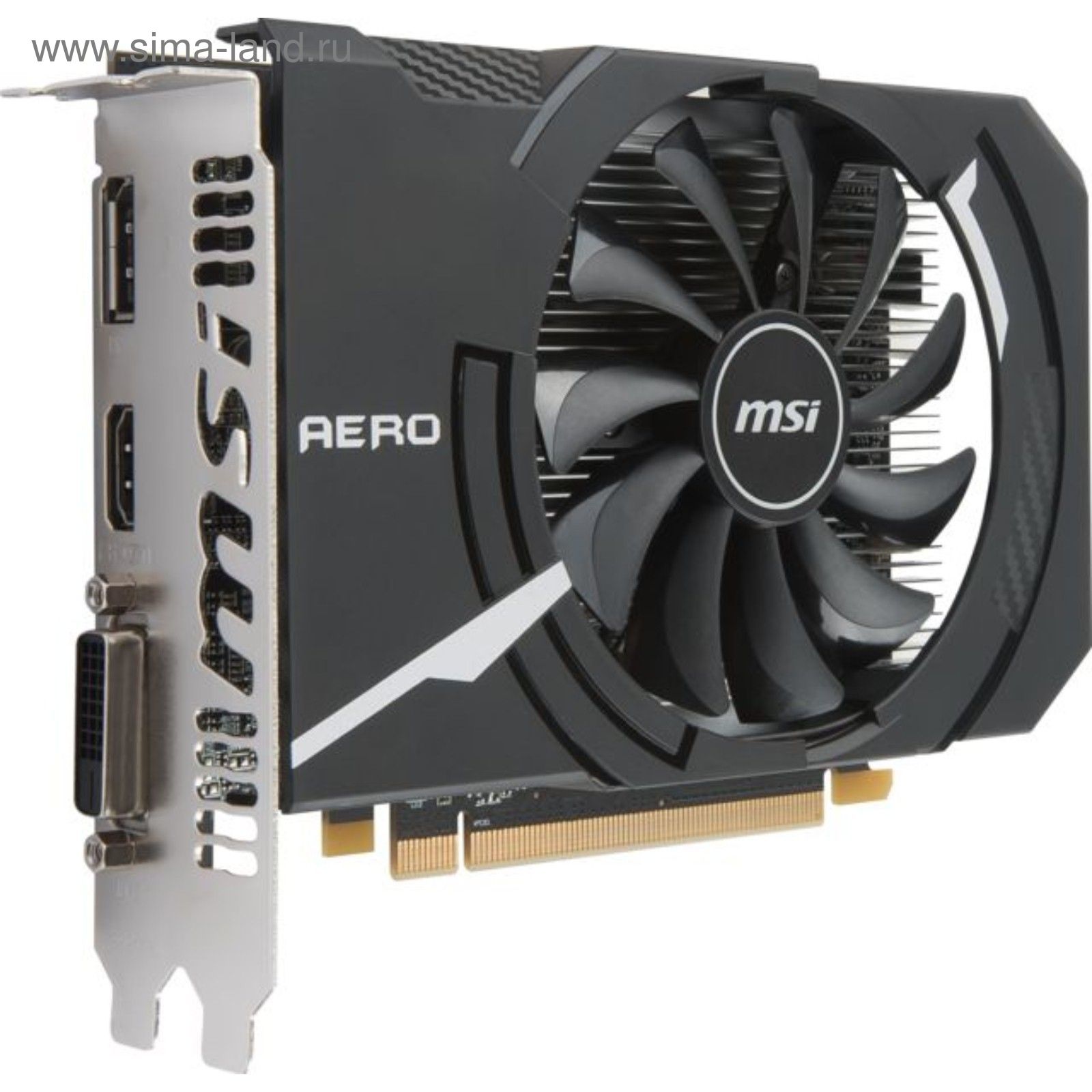 Видеокарта MSI AMD Radeon RX 550 AERO ITX OC  2G,128bit,GDDR5,1203/7000,DVI,HDMI,DP (2473895) - Купить по цене от 8  298.00 руб. | Интернет магазин SIMA-LAND.RU