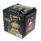 УЦЕНКА Часы - светильник «Ретро - телефон», красные вставки, 18×18×28.5 см - Фото 5