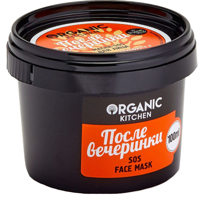Маска-sos для лица Organic Kitchen «После вечеринки», 100 мл