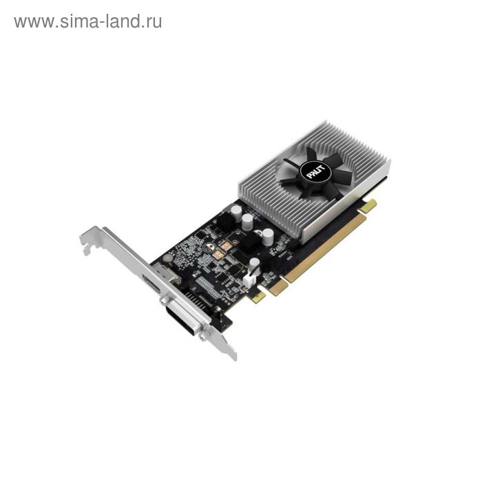 Видеокарта Palit GeForce GT 1030 (PA-GT1030 2GD5) 2G,64bit,DDR5,1227/6000,Ret - Фото 1