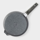 Сковорода Мечта «Гранит», d=22 см, пластиковая ручка, антипригарное покрытие, серая - Фото 3