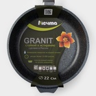 Сковорода Мечта «Гранит», d=22 см, пластиковая ручка, антипригарное покрытие, серая - Фото 5