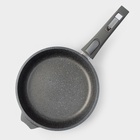 Сковорода Мечта «Гранит», d=22 см, съёмная ручка, антипригарное покрытие, алюминий, серая - Фото 2