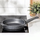 Сковорода Мечта «Гранит», d=22 см, съёмная ручка, антипригарное покрытие, алюминий, серая - Фото 7