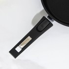 Сковорода «Престиж», d=22 см, съёмная ручка, стеклянная крышка, антипригарное покрытие, цвет чёрный - Фото 4
