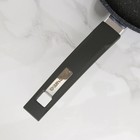 Сковорода «Гранит», d=24 см, пластиковая ручка, антипригарное покрытие, цвет серый - Фото 4