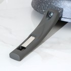 Сковорода «Гранит», d=26 см, пластиковая ручка, антипригарное покрытие, цвет серый - Фото 5