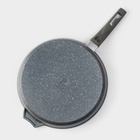 Сковорода Мечта «Гранит», d=28 см, пластиковая ручка, антипригарное покрытие, серая - Фото 3