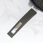Сковорода «Гранит», d=28 см, пластиковая ручка, антипригарное покрытие, цвет серый - Фото 4