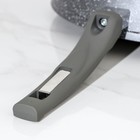 Сковорода «Гранит», d=28 см, пластиковая ручка, антипригарное покрытие, цвет серый - Фото 5