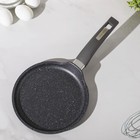 Сковорода блинная Мечта «Гранит», d=20 см, пластиковая ручка, антипригарное покрытие, литой алюминий, серая - Фото 3