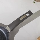 Сковорода блинная «Гранит», d=20 см, пластиковая ручка, антипригарное покрытие, цвет серый - Фото 4