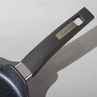 Сковорода блинная «Гранит», d=22 см, пластиковая ручка, антипригарное покрытие, цвет серый - Фото 4