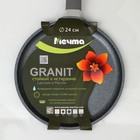 Сковорода блинная Мечта «Гранит», d=24 см, пластиковая ручка, антипригарное покрытие, литой алюминий, серая - Фото 7