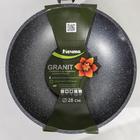 Сковорода - Вок Мечта «Гранит», d=28 см, h=9 см, съёмная ручка, антипригарное покрытие, литой алюминий, серая - Фото 8