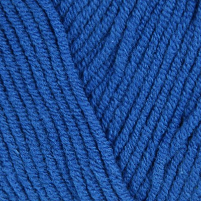 Пряжа "Cotton Gold" 55% хлопок, 45% акрил, 330м/100гр (141 василек)