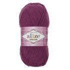 Пряжа "Cotton Gold" 55% хлопок, 45% акрил, 330м/100гр (122 сливовый) - Фото 2