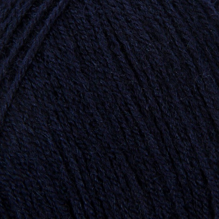 Пряжа "Lanagold 800" 49% шерсть, 51% акрил 730м/100гр (58 темно-синий) - Фото 1