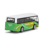 Автобус металлический «Междугородний», масштаб 1:64, цвет зелёный - Фото 2