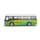 Автобус металлический «Междугородний», масштаб 1:64, цвет зелёный - Фото 3