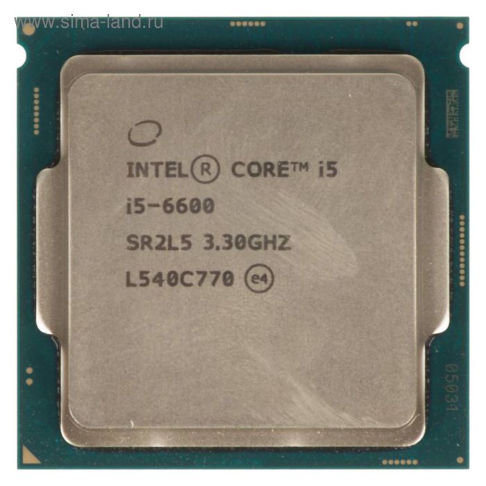 Процессор Intel Core i5 6600 ORIGINAL Soc-1151 (CM8066201920401S R2L5), 3.3GHz, OEM - Фото 1
