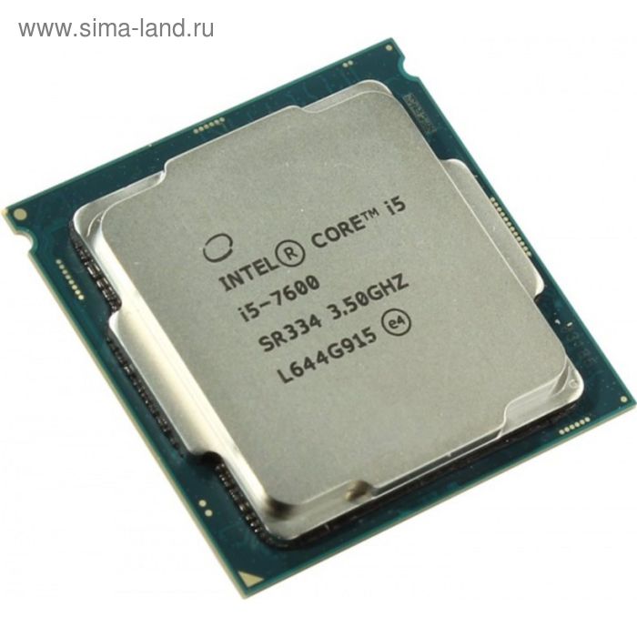 Процессор Intel Core i5 7600 ORIGINAL Soc-1151 (BX80677I57600 S R334), 3.5GHz, Box - Фото 1