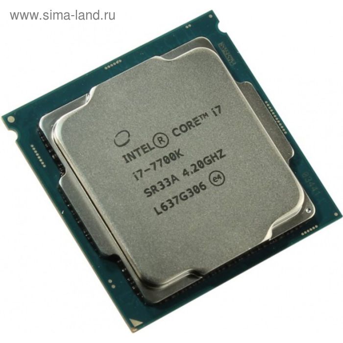 Процессор Intel Core i7 7700K ORIGINAL Soc-1151 (BX80677I77700K S R33A), 4.2GHz, Box - Фото 1