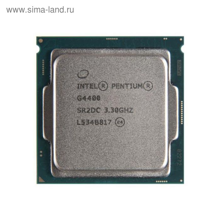 Процессор Intel Pentium Dual-Core G4400 Original Soc-1151 CM8066201927306S R2DC, 3.3GHz, OEM   24773 - Фото 1