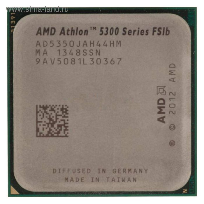 Процессор AMD Athlon 5350 AM1 (AD5350JAH44HM) (2.05GHz/AMD Radeon R3) OEM - Фото 1