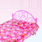 Кроватка для кукол «Уют» с комплектом постельного белья - Фото 4