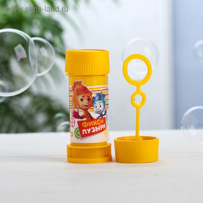 Мыльные пузыри ФИКСИКИ "Симка и Нолик", 35 мл - Фото 1