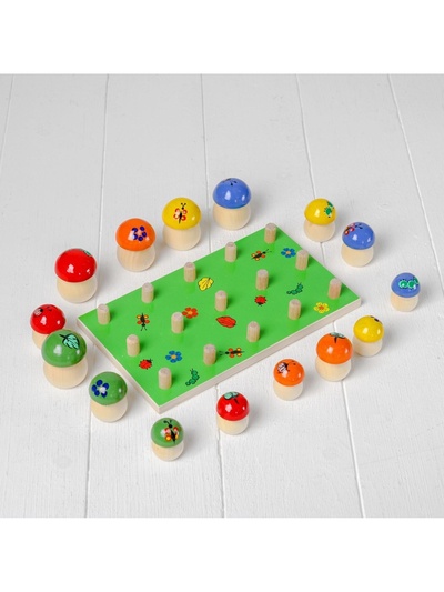 Счётный материал «Грибочки на полянке», 15 шт.