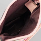 Сумка женская, отдел на молнии, наружный карман, длинный ремень, цвет розовый - Фото 5