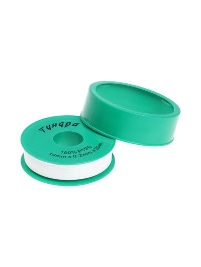 Лента ФУМ ТУНДРА, 19 мм × 0.2 мм × 20 м